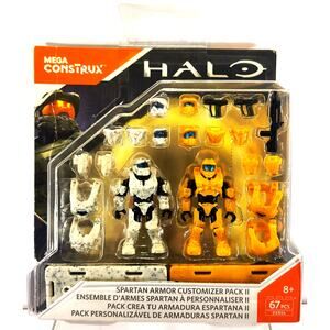 Mega Construx Halo SPARTAN ARMOR CUSTOMIZER PACK II, New, See Pics/Description!